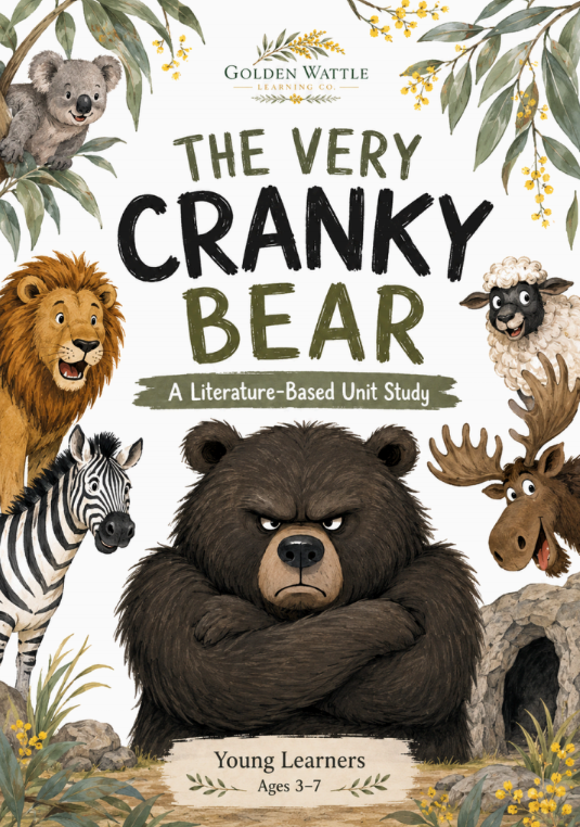 The Very Cranky Bear by Golden Wattle Learning Co.